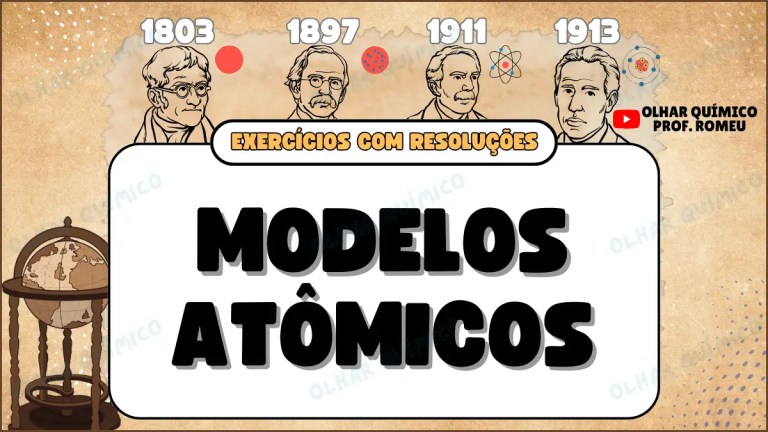 Exercícios de Modelos Atômicos [Gabarito e Resolução]
